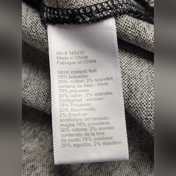 Anthropologie Tabitha Tema Dress Sheath Marled Stretch Knit In Grey And Black 8 - Picture 14 of 16